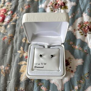 Kohl's Black diamond Stud Earrings